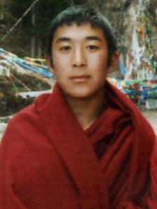 This image of Tapey was taken while he was studying at Kirti, prior to his self-immolation in February, 2009.