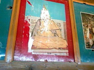 Photo of the 14th Dalai Lama at Kirti Monastery Photo of the 14th Dalai Lama at Kirti Monastery