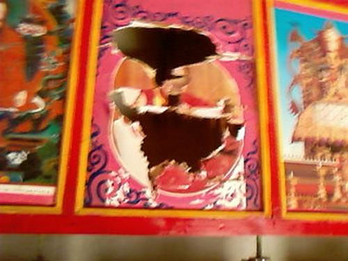 Photo of the 14th Dalai Lama at Kirti Monastery Photo of the 14th Dalai Lama at Kirti Monastery