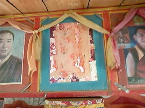 Destroyed painting Destroyed painting