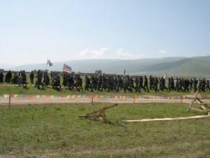 training exercises near Tro-Tsuk monastery