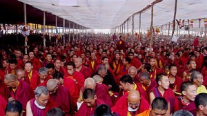 Monks at Kalachakra Monks at Kalachakra