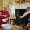 His Holiness the Dalai Lama and President George W. Bush