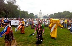National Mall celebrating the Dalai Lama's birthday