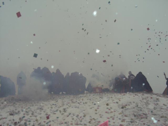 burning of incense