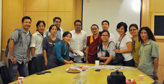 Members of the Rowell Fund grant recipient