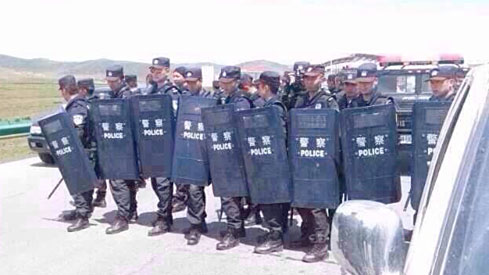 Deployment of special forces in Dzoege following the incident, image circulated on social media.