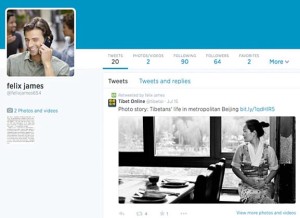 Twitter account