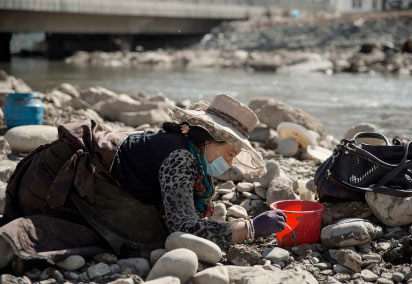 Tibetan woman