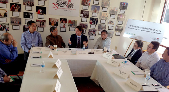 Matteo Mecacci welcomes meeting participants