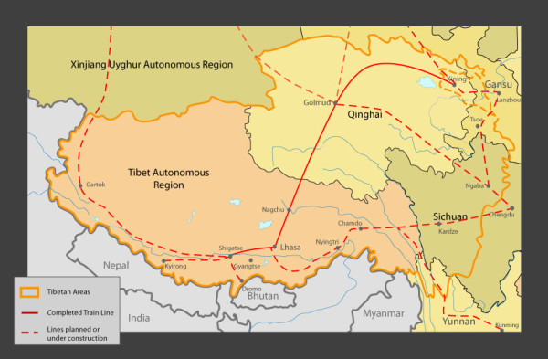 Tibet rail