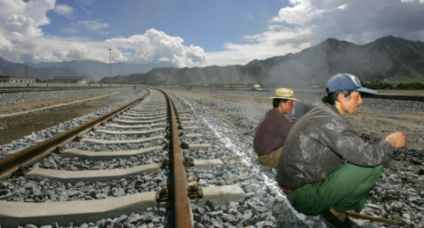 workers on the tracks