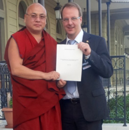 Kai Müller and Golog Jigme