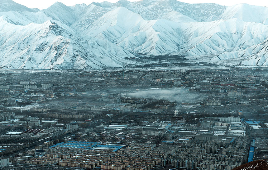 Recent cityscape, Lhasa