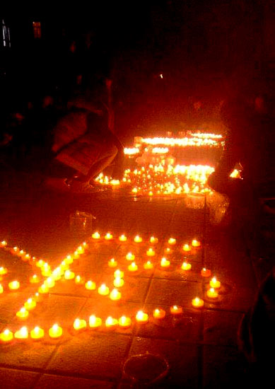candle-light vigil
