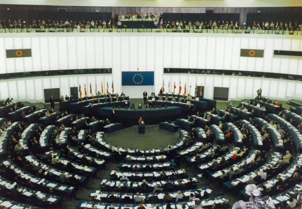 Dalai Lama addresses the European Parliament