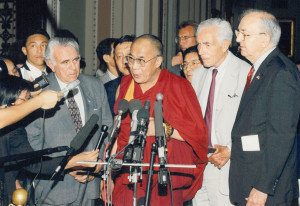 His Holiness addresses the media